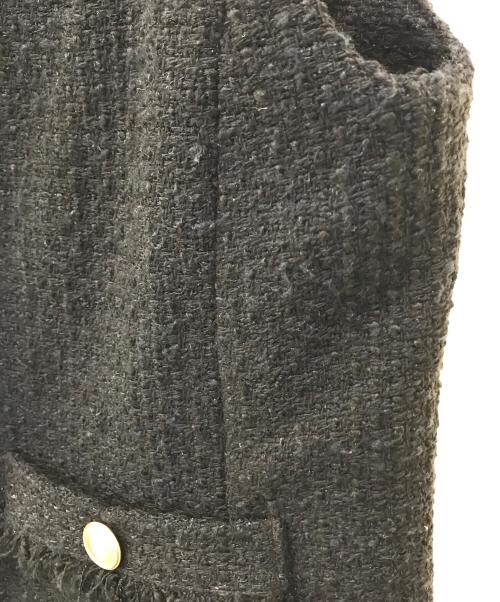 green label relaxing（グリーンレーベルリラクシング）green label relaxing (グリーンレーベルリラクシング) ツイードベスト　3622-699-0207 ブラック サイズ:表記無しの古着・服飾アイテム