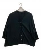 JOURNAL STANDARDジャーナルスタンダード）の古着「ハイツイストコットンポンチョカーディガン」｜ブラック