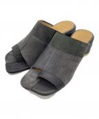 MM6 Maison Margielaエムエムシックスメゾンマルジェラ）の古着「オープントゥサンダル」｜グレー