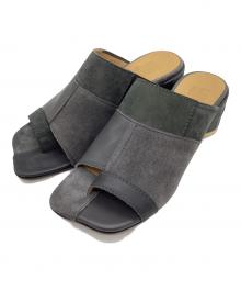 MM6 Maison Margiela（エムエムシックスメゾンマルジェラ）の古着「オープントゥサンダル」｜グレー