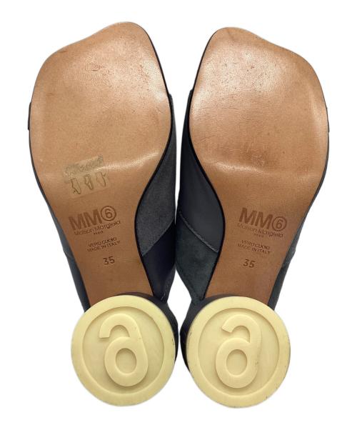 MM6 Maison Margiela（エムエムシックスメゾンマルジェラ）MM6 Maison Margiela (エムエムシックスメゾンマルジェラ) オープントゥサンダル グレー サイズ:35の古着・服飾アイテム