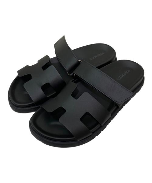 HERMES（エルメス）HERMES (エルメス) サンダル 《シプレ》 ブラック サイズ:36の古着・服飾アイテム