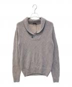 BALLANTYNEバランタイン）の古着「ショールカラーニット」｜ベージュ