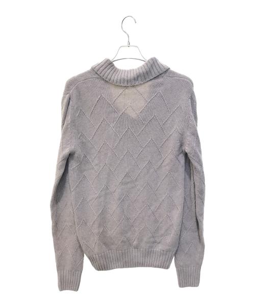 BALLANTYNE（バランタイン）BALLANTYNE (バランタイン) ショールカラーニット ベージュ サイズ:Mの古着・服飾アイテム