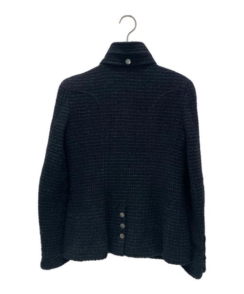 CHANEL（シャネル）CHANEL (シャネル) ツイードジャケット ネイビー サイズ:36の古着・服飾アイテム