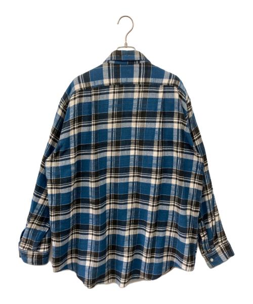 ISSUETHINGS（イシューシングス）ISSUETHINGS (イシューシングス) type66b チェックシャツ ブルー サイズ:Mの古着・服飾アイテム