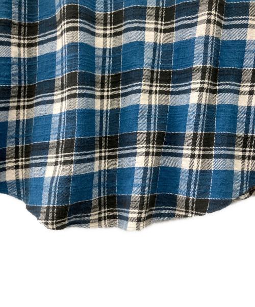 ISSUETHINGS（イシューシングス）ISSUETHINGS (イシューシングス) type66b チェックシャツ ブルー サイズ:Mの古着・服飾アイテム