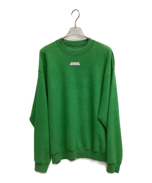 ISSUETHINGS（イシューシングス）ISSUETHINGS (イシューシングス) Type56 インサイドアウトクルーネックスウェット グリーン サイズ:SIZE 1の古着・服飾アイテム