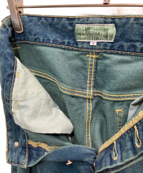 FOLL（フォル）FOLL (フォル) ワードローブジーンズ インディゴ サイズ:2の古着・服飾アイテム