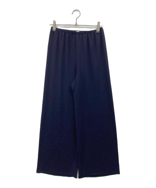 DES PRES（デ プレ）DES PRES (デ プレ) ジャージーライクジョーゼット リラックスパンツ ネイビー サイズ:36の古着・服飾アイテム