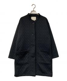 V::room（ヴイルーム）の古着「キルティング スタンドカラーコート」｜ネイビー