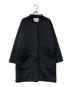 V::room（ヴイルーム）の古着「キルティング スタンドカラーコート」｜ネイビー