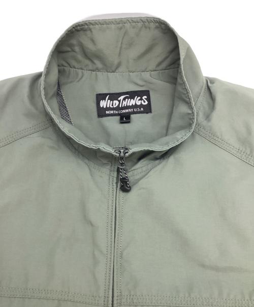 WILD THINGS（ワイルドシングス）WILD THINGS (ワイルドシングス) ナイロンベスト カーキ サイズ:Lの古着・服飾アイテム