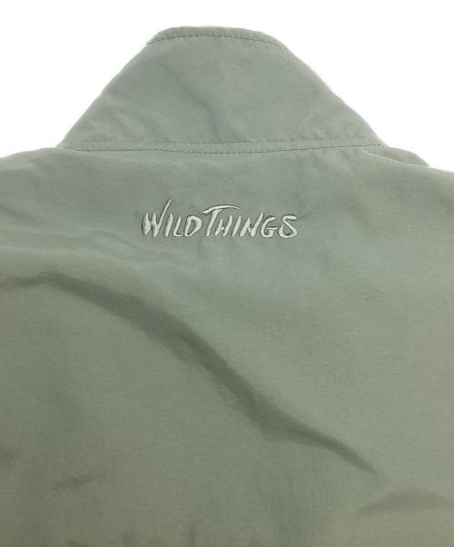 WILD THINGS（ワイルドシングス）WILD THINGS (ワイルドシングス) ナイロンベスト カーキ サイズ:Lの古着・服飾アイテム