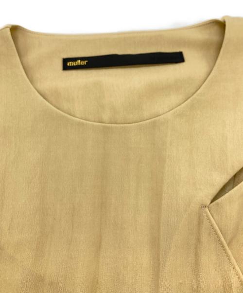 muller of yoshiokubo（ミュラーオブヨシオクボ）muller of yoshiokubo (ミュラーオブヨシオクボ) Rain Jersey blouse ベージュ サイズ:38の古着・服飾アイテム