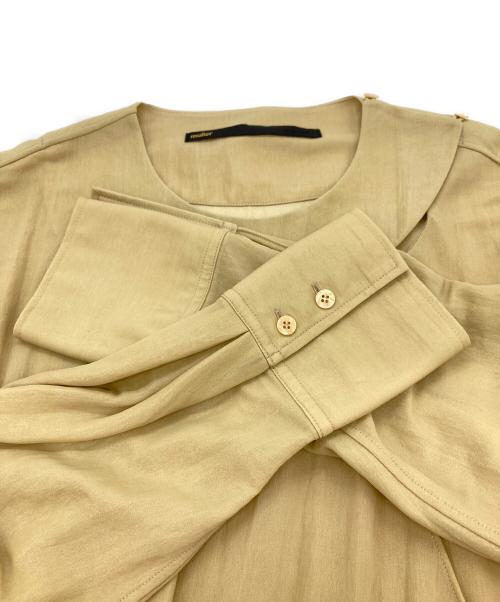 muller of yoshiokubo（ミュラーオブヨシオクボ）muller of yoshiokubo (ミュラーオブヨシオクボ) Rain Jersey blouse ベージュ サイズ:38の古着・服飾アイテム