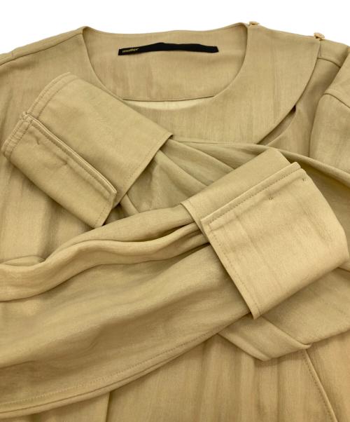 muller of yoshiokubo（ミュラーオブヨシオクボ）muller of yoshiokubo (ミュラーオブヨシオクボ) Rain Jersey blouse ベージュ サイズ:38の古着・服飾アイテム