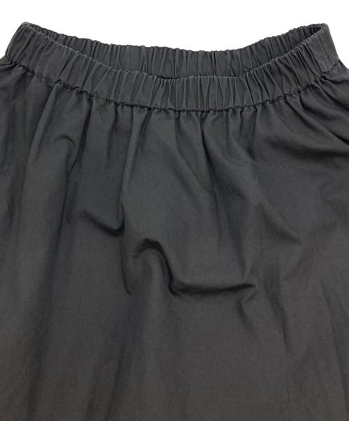 HeRIN.CYE（ヘリンドットサイ）HeRIN.CYE (ヘリンドットサイ) Asymmetry gather skirt ブラック サイズ:Freeの古着・服飾アイテム