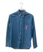 SUPREMEシュプリーム）の古着「Denim Shirt」｜ブルー
