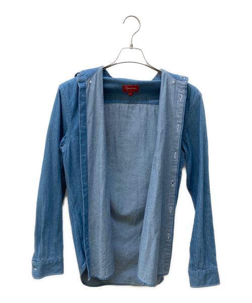 SUPREME（シュプリーム）SUPREME (シュプリーム) Denim Shirt ブルー サイズ:Sの古着・服飾アイテム