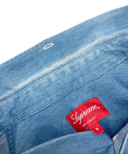 SUPREME（シュプリーム）SUPREME (シュプリーム) Denim Shirt ブルー サイズ:Sの古着・服飾アイテム