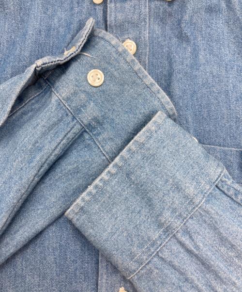 SUPREME（シュプリーム）SUPREME (シュプリーム) Denim Shirt ブルー サイズ:Sの古着・服飾アイテム