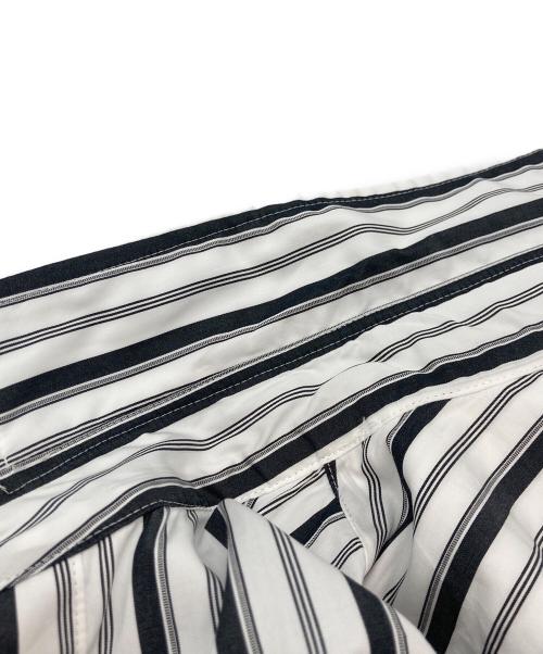 ticca（ティッカ）ticca (ティッカ) スクエアビッグシャツワンピース ホワイト×ブラック サイズ:Fの古着・服飾アイテム