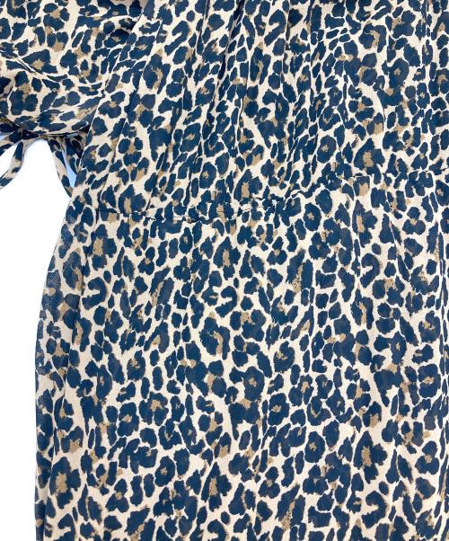 L'UNE（リュンヌ）L'UNE (リュンヌ) レオパード柄ワンピース ブラウン サイズ:FREEの古着・服飾アイテム