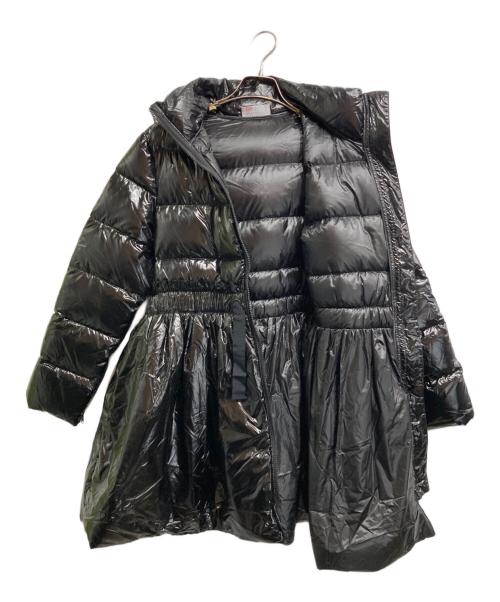 RED VALENTINO（レッドヴァレンティノ）RED VALENTINO (レッドヴァレンティノ) フード付ダウンコート ブラック サイズ:36の古着・服飾アイテム