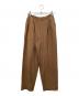 LAUREN RALPH LAUREN（ローレンラルフローレン）の古着「シルクリネンパンツ」｜ブラウン