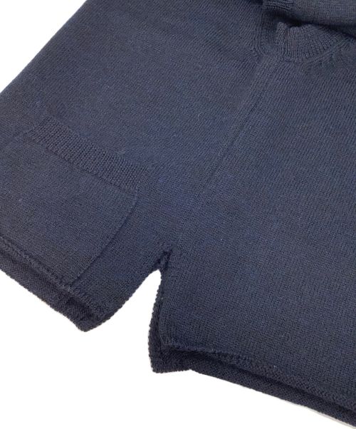 MHL（エムエイチエル）MHL (エムエイチエル) メランジニットベスト ネイビー サイズ:2の古着・服飾アイテム