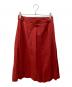 MARGARET HOWELL (マーガレットハウエル) リネンラップスカート レッド サイズ:3：6000円