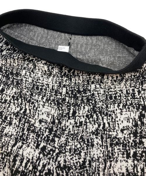 BEAUTY&YOUTH（ビューティーアンドユース）BEAUTY&YOUTH (ビューティーアンドユース) レーヨンコットンジャカードニットパンツ ブラック サイズ:Sの古着・服飾アイテム