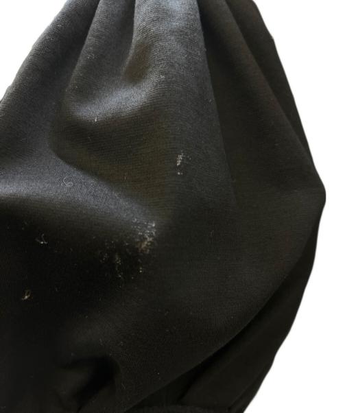 BORDERS at BALCONY（ボーダーズアットバルコニー）BORDERS at BALCONY (ボーダーズアットバルコニー) TUCK SLEEVES TEE ブラック サイズ:SIZE36の古着・服飾アイテム