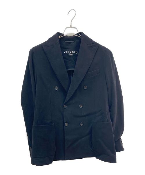 CIRCOLO 1901（チルコロ1901）CIRCOLO 1901 (チルコロ1901) ダブルジャケット ブラック サイズ:48の古着・服飾アイテム