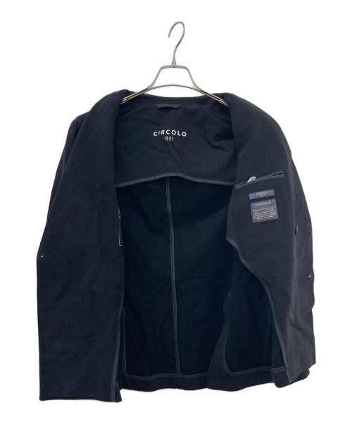 CIRCOLO 1901（チルコロ1901）CIRCOLO 1901 (チルコロ1901) ダブルジャケット ブラック サイズ:48の古着・服飾アイテム
