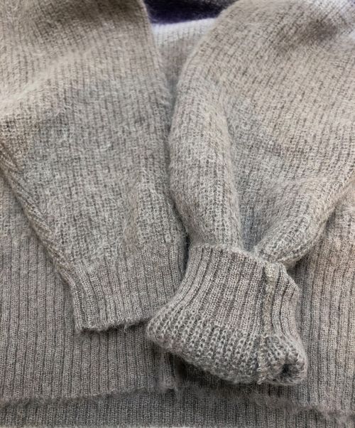 PUBLIC TOKYO（パブリックトウキョウ）PUBLIC TOKYO (パブリックトウキョウ) モヘアグラデーションニットポロ モカ サイズ:2の古着・服飾アイテム