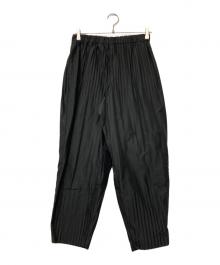 慈雨（ジウ）の古着「プリーツパンツ」｜ブラック