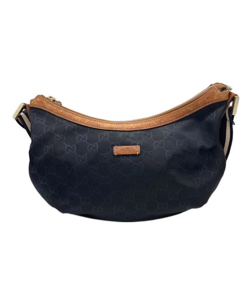 GUCCI（グッチ）GUCCI (グッチ) ショルダーバッグ ネイビーの古着・服飾アイテム