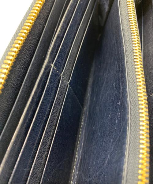 aniary（アニアリ）aniary (アニアリ) aniary　長財布 ネイビーの古着・服飾アイテム