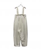 solamonat pocheソラモナ ポッシェ）の古着「ウールタックオーバーオール」｜アイボリー