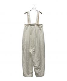 solamonat poche（ソラモナ ポッシェ）の古着「ウールタックオーバーオール」｜アイボリー