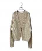 rosy monsterロージーモンスター）の古着「ローゲージVネックカーディガン」｜アイボリー