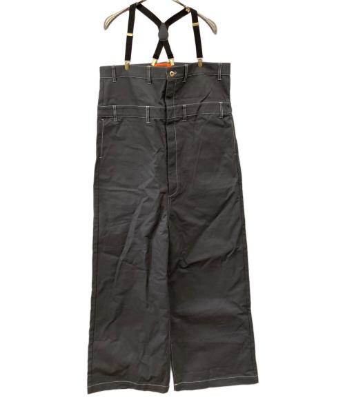 UNIVERSAL OVERALL（ユニバーサルオーバーオール）UNIVERSAL OVERALL (ユニバーサルオーバーオール) 2WAYサスペンダーパンツ グレー サイズ:Freeの古着・服飾アイテム