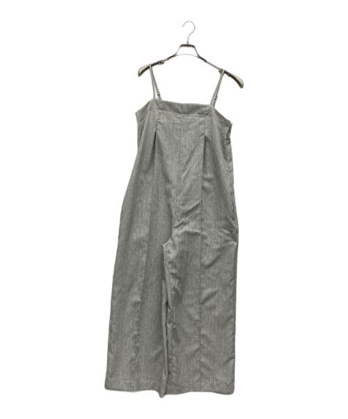 meri（ミーリー）meri (ミーリー) ブッチャーキャミオールインワン グレー サイズ:Fの古着・服飾アイテム