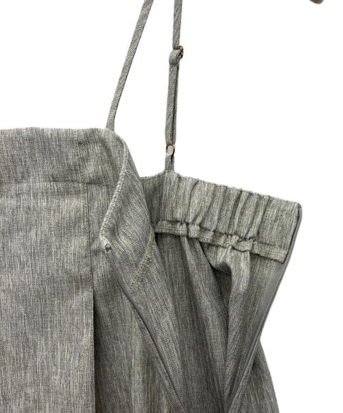 meri（ミーリー）meri (ミーリー) ブッチャーキャミオールインワン グレー サイズ:Fの古着・服飾アイテム