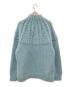 CLANE (クラネ) チャンキー ケーブル ハンドニット プルオーバー ライトブルー サイズ:ＳＩＺＥ１：12000円