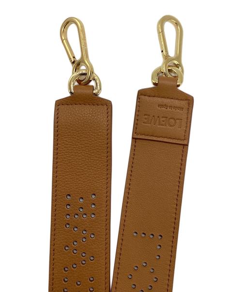 LOEWE（ロエベ）LOEWE (ロエベ) PERFORATED STRAP ブラウンの古着・服飾アイテム