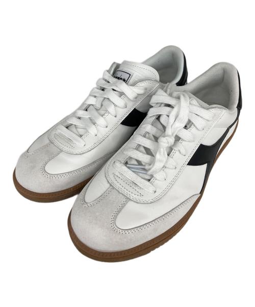 DIADORA（ディアドラ）DIADORA (ディアドラ) TRAINER レザースニーカー ホワイト サイズ:UK10.5の古着・服飾アイテム