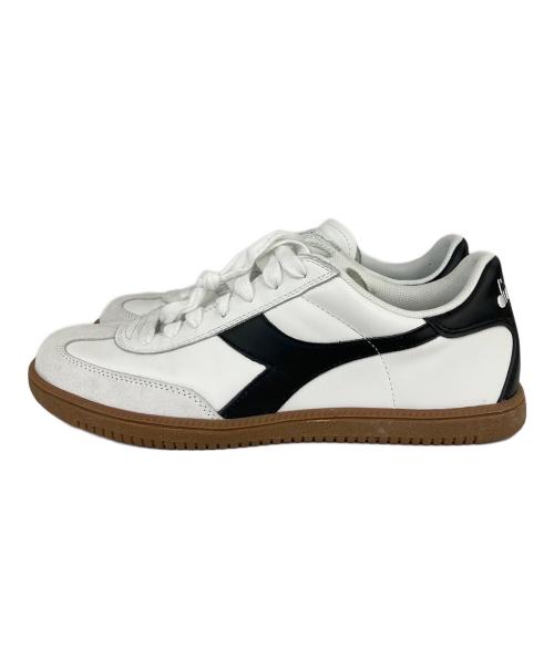 DIADORA（ディアドラ）DIADORA (ディアドラ) TRAINER レザースニーカー ホワイト サイズ:UK10.5の古着・服飾アイテム